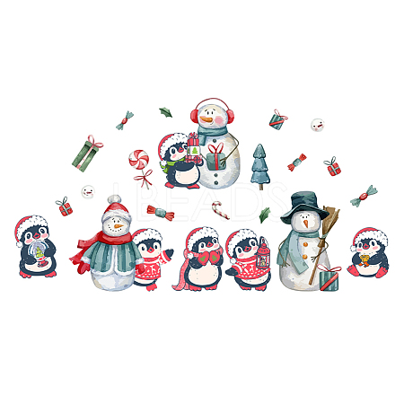 Christmas PVC Wall Stickers DIY-WH0228-901-1