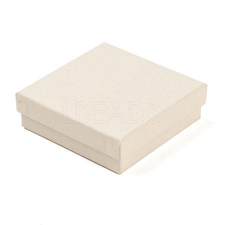Cardboard Paper Jewelry Storage Boxes with Sponge CON-P023-01E-02-1