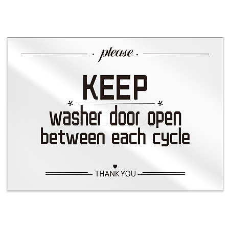 Acrylic Blank Table Signs AJEW-WH0476-001-1