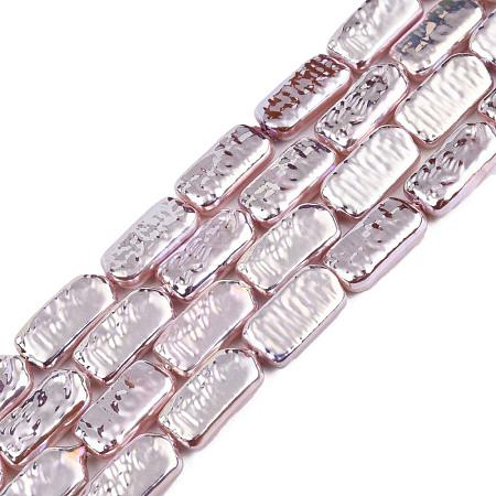 ABS Plastic Imitation Pearl Beads Strands KY-N015-06-A04-1