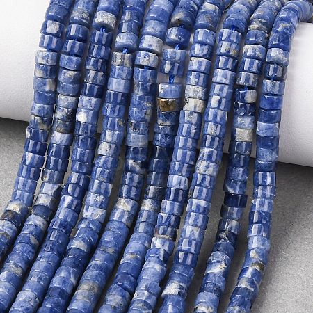 Natural Sodalite Beads Strands G-F631-A46-1