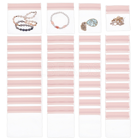40Pcs 4 Styles Plastic Self-Adhesive Packing Bags OPP-OC0001-04A-1