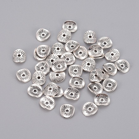 Tibetan Style Wavy Spacer Beads LS-TIBEP-A11067-AS-FF-1