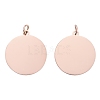 Ion Plating(IP) 304 Stainless Steel Pendants LS-STAS-I311-06RG-1