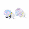 Transparent Acrylic Beads ACRC-S039-04-4