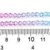 Gradient Color Baking Paint Glass Bead Strands X1-DGLA-A039-T6mm-A06-5