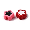 Baking Paint Opaque Acrylic Enamel Beads OACR-H060-02-2