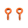 Spray Painted Iron Screw Eye Pin Peg Bails IFIN-N010-002A-12-3