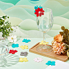 70Pcs 10 Styles Silicone Wine Glass Charms AJEW-SC0002-84-4
