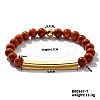 Synthetic Goldstone Stretch Bracelets CL6256-2-1