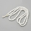 Plastic Beads Cord OCOR-WH0082-252-1