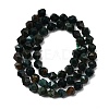 Natural Bloodstone/Heliotrope Beads Strands G-Z119-A16-01-4
