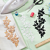  6Pcs 3 Colors Plum Blosssom Cotton Computerized Embroidery Sew on Patches PATC-NB0001-08B-4