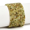 Natural Green Garnet Beads Strands GG-CBA77FB-C01-01-2