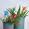 4Pcs Metal Frog Garden Decors JX177A-3