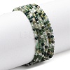 Natural Moss Agate Beads Strands G-Z116-A05-2mm-2