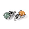 Natural Mixed Stone Pendants G-T143-24M-2