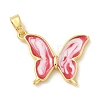 Brass Enamel Pendants KK-G517-01G-03-1