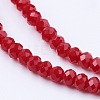 Imitation Jade Glass Beads Strands GLAA-G045-A-5