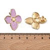 304 Stainless Steel Enamel Stud Earrings SA-CBA46AF-07G-5