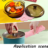 4Pcs 4 Colors Silicone Placemats AJEW-GF0008-27-5