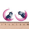 Kitty Theme Printed Acrylic Pendants OACR-S141-01B-3