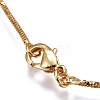 Brass Chain Necklaces MAK-F013-08G-3