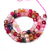 Natural Agate Beads Strands G-S359-375D-2