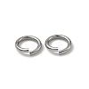 Tarnish Resistant 304 Stainless Steel Open Jump Rings X-STAS-R065-43-4