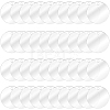 100Pcs Transparent Acrylic Pendants OACR-SC0002-99A-1