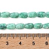 Ombre Effect Dyed Glass Beads Strands GLAA-I059-01G-4