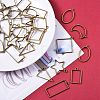 Rack Plating Alloy Open Back Bezel Pendants PALLOY-SZ0001-18AB-5