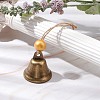 Iron Bell Pendant Decoration HJEW-JM02235-03-2