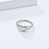 Heart 304 Stainless Steel Finger Rings for Women FS-WGDCCF4-14-1
