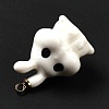 Halloween Theme Opaque Resin Pendants CRES-B005-03A-4