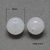 Imitation Jade Acrylic Beads SACR-S188-08mm-11-1