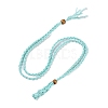 Braided Waxed Cord Empty Macrame Pouch Slider Necklace Making FIND-C061-01A-3