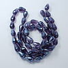 Electroplate Glass Beads Strands EGLA-R008-15x10mm-15-2
