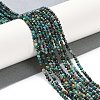 Natural Chrysocolla and Lapis Lazuli Beads Strands X-G-P542-A03-02-2