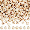 400Pcs Natural Round Wood Beads WOOD-PA0001-49-1