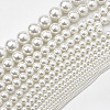 Eco-Friendly Plastic Imitation Pearl Beads Strands X-MACR-S285-8mm-05-4