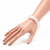 Acrylic Curved Tube Chunky Stretch Bracelet for Women BJEW-JB08124-3