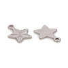 Non-Tarnish 201 Stainless Steel Charms STAS-L244-18P-3