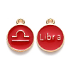 Alloy Enamel Pendants LS-ENAM-S124-01B-07K-1