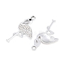 Alloy Rhinestone Pendants FIND-H002-86P-01-2