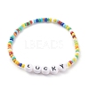 Glass Seed Beads Stretch Bracelets Sets BJEW-JB06120-2