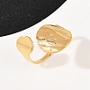 304 Stainless Steel Cuff Open Rings for Women RJEW-H255-01G-03-2
