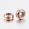 Ion Plating(IP) 202 Stainless Steel Beads X-STAS-F148-9mm-07RG-2