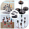 7-Tier Round Acrylic Minifigure Organizer Display Risers ODIS-WH0002-56B-5