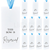12Pcs Paper Seat Reserved Sign Hanging AJEW-SP0004-48A-1